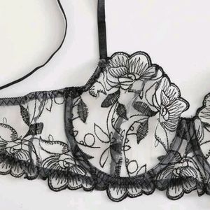 ⚡⚡🆕 Lingerie set 4XL(2XL) black sheer lace